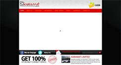 Desktop Screenshot of karamatlimited.com